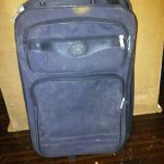 Travel Carry On Suitcase Bag on wheels (Black/Blue) - Image 2