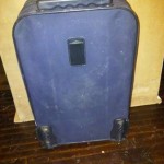 Travel Carry On Suitcase Bag on wheels (Black/Blue) - Image 3