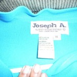 Womans Joseph A Turquoise Shirt - Extra Large (XL) - Image 3
