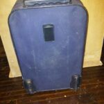 Travel Carry On Suitcase Bag on wheels (Dark Navy Blue) - Image 2