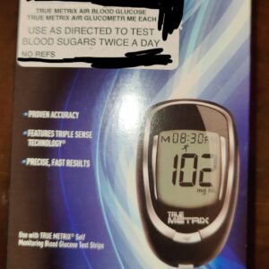 True Metrix Blood Glucose Monitoring Meter